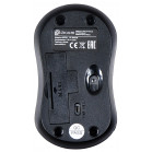 Мышь Оклик 605SW черный оптическая 1200dpi беспров. USB для ноутбука 3but (384108)