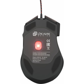 Мышь Оклик 805G V2 BEOWULF черный/серебристый оптическая (3200dpi) USB (8but)