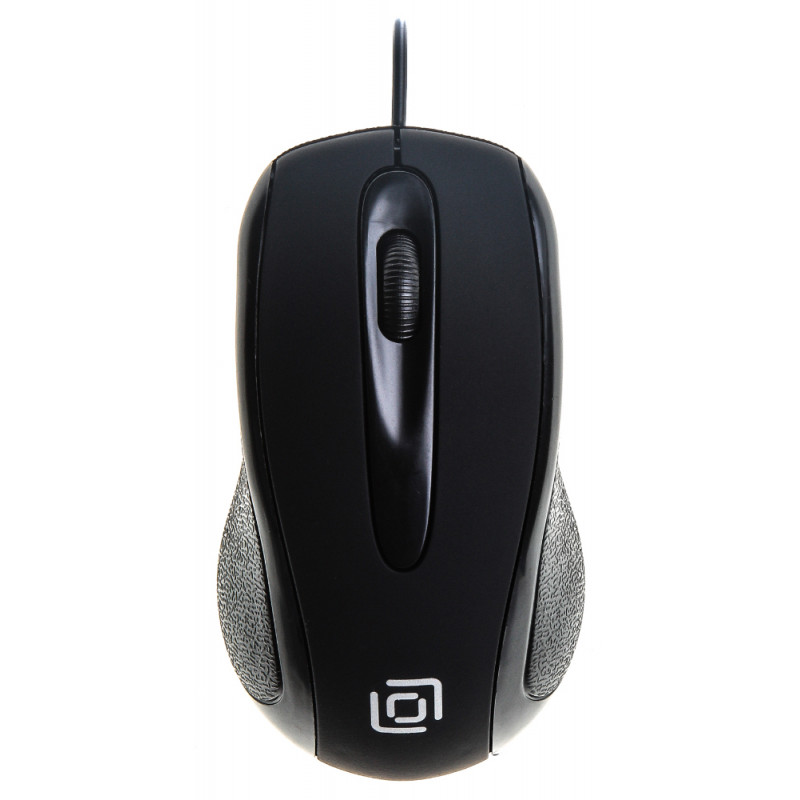 Мышь Оклик 295M черный оптическая (1600dpi) USB (3but)