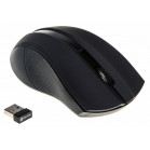 Мышь Оклик 615MW черный оптическая (1200dpi) беспроводная USB для ноутбука (3but)