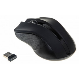 Мышь Оклик 615MW черный оптическая (1000dpi) беспроводная USB для ноутбука (3but)