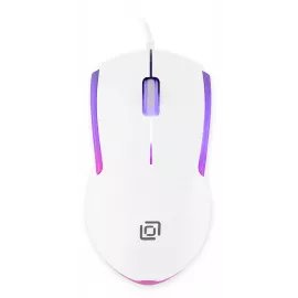 Мышь Оклик 245M белый оптическая 1000dpi USB 3but (471480)