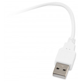 Мышь Оклик 245M белый оптическая (1000dpi) USB (3but)