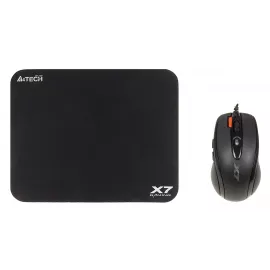 Мышь A4Tech X-7120 черный оптическая 2000dpi USB 7but (X-710BK+X7-200MP)