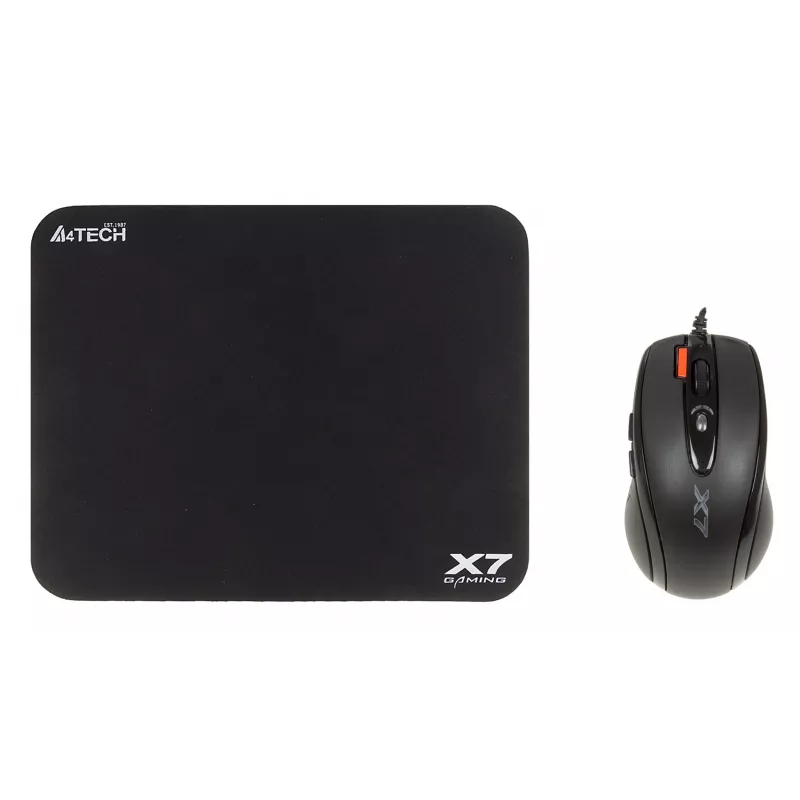 Мышь A4Tech X-7120 черный оптическая 2000dpi USB 7but (X-710BK+X7-200MP)