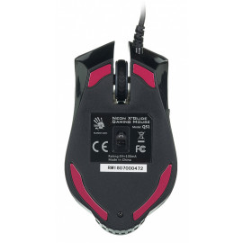 Мышь A4Tech Bloody Q51 черный/рисунок оптическая (6200dpi) USB (8but)