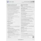 Мышь Оклик 115SR черный оптическая 1000dpi USB для ноутбука 3but (492888)