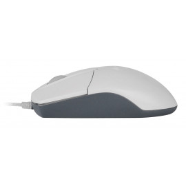 Мышь A4Tech OP-720 белый/серый оптическая (1000dpi) USB (3but)