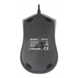 Мышь A4Tech V-Track Padless N-400 серый оптическая (1000dpi) USB (3but)