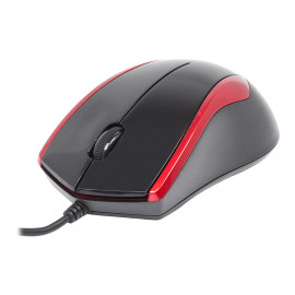 Мышь A4Tech V-Track Padless N-400 черный/красный оптическая (1000dpi) USB (3but)