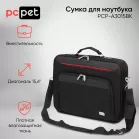 Сумка для ноутбука 15.6" PC Pet 600D черный/красный полиэстер (PCP-A3015BK)