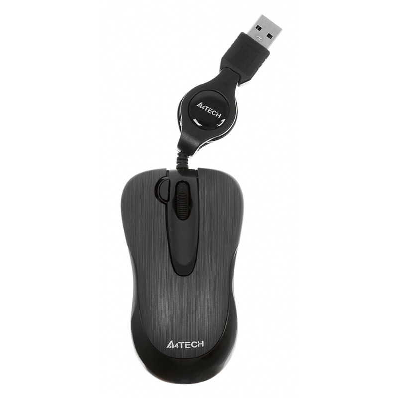 Мышь A4Tech V-Track Padless N-60F черный оптическая (1000dpi) USB2.0 для ноутбука (3but)