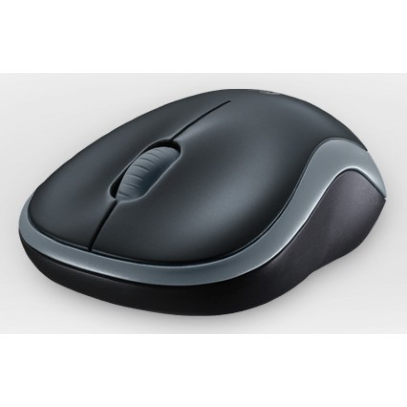 Мышь Logitech M185 серый оптическая (1000dpi) беспроводная USB1.1 для ноутбука (2but)