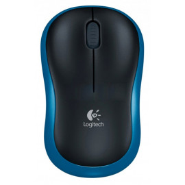 Мышь Logitech M185 синий оптическая (1000dpi) беспроводная USB1.1 для ноутбука (2but)