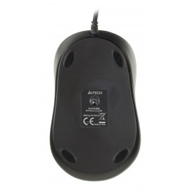 Мышь A4Tech V-Track Padless N-360 красный/черный оптическая (1200dpi) USB (3but)