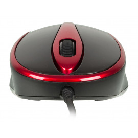 Мышь A4Tech V-Track Padless N-360 красный/черный оптическая (1000dpi) USB (3but)