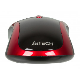 Мышь A4Tech V-Track Padless N-360 красный/черный оптическая (1200dpi) USB (3but)