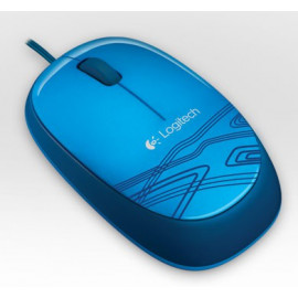 Мышь Logitech M105 синий оптическая (1000dpi) USB для ноутбука (2but)