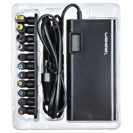 Блок питания Ippon SD65U автоматический 65W 15V-19.5V 11-connectors 3.5A 1xUSB 2.1A от бытовой электросети LСD индикатор