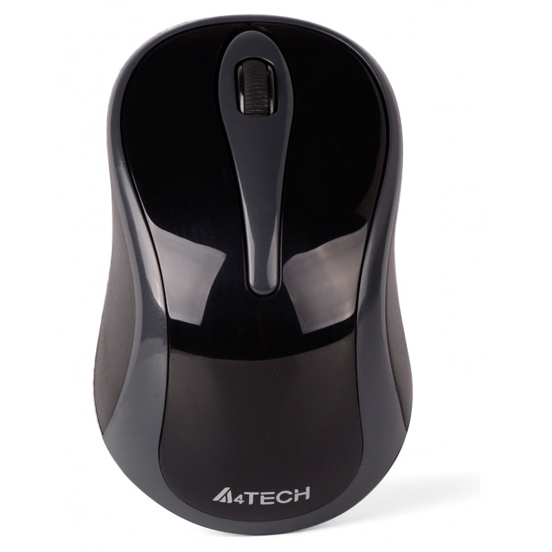 Мышь A4Tech V-Track G3-280A серый/черный оптическая (1200dpi) беспроводная USB (3but)