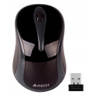 Мышь A4Tech G3-280A серый/черный оптическая (1200dpi) беспроводная USB (3but)