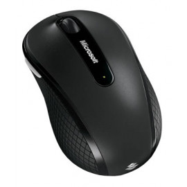 Мышь Microsoft 4000 черный оптическая (1000dpi) беспроводная USB2.0 для ноутбука (3but)