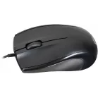 Мышь Оклик 185M черный оптическая (1200dpi) USB для ноутбука (3but)
