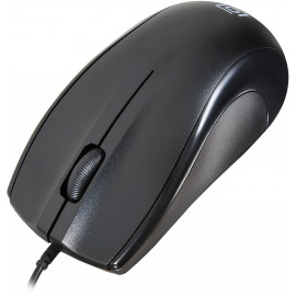 Мышь Оклик 185M черный оптическая (1200dpi) USB (3but)