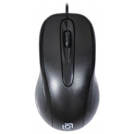 Мышь Оклик 205M черный оптическая (800dpi) USB (3but)