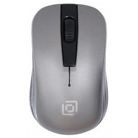 Мышь Оклик 445MW черный/серый оптическая 1200dpi беспров. USB для ноутбука 3but (945814)