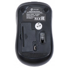 Мышь Оклик 445MW черный/серый оптическая (1200dpi) беспроводная USB для ноутбука (3but)