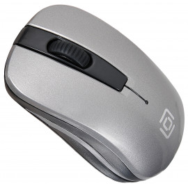 Мышь Оклик 445MW черный/серый оптическая (1200dpi) беспроводная USB для ноутбука (3but)