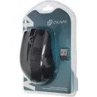 Мышь Оклик 485MW черный оптическая 1600dpi беспров. USB для ноутбука 3but (997819)