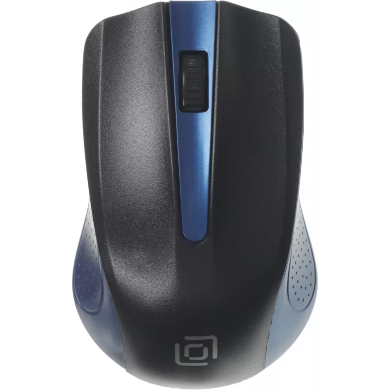 Мышь Оклик 485MW черный/синий оптическая 1200dpi беспров. USB для ноутбука 3but (997826)