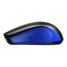 Мышь Оклик 485MW черный/синий оптическая (1000dpi) беспроводная USB для ноутбука (3but)