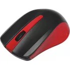 Мышь Оклик 485MW черный/красный оптическая 1600dpi беспров. USB для ноутбука 3but (997828)