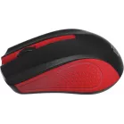 Мышь Оклик 485MW черный/красный оптическая 1600dpi беспров. USB для ноутбука 3but (997828)