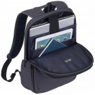Рюкзак для ноутбука 15.6" Riva 7760 черный полиэстер (7760 BLACK)