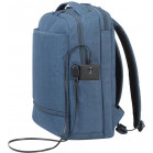 Рюкзак для ноутбука 17.3" Riva 8365 синий полиэстер женский дизайн (8365 BLUE)