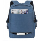 Рюкзак для ноутбука 17.3" Riva 8365 синий полиэстер женский дизайн (8365 BLUE)