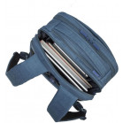 Рюкзак для ноутбука 17.3" Riva 8365 синий полиэстер женский дизайн (8365 BLUE)