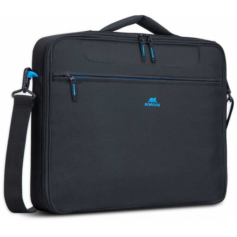Портфель для ноутбука 16" Riva 8087 черный полиэстер (8087 BLACK)