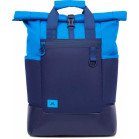 Рюкзак для ноутбука 15.6" Riva 5321 синий полиуретан женский дизайн (5321 BLUE)