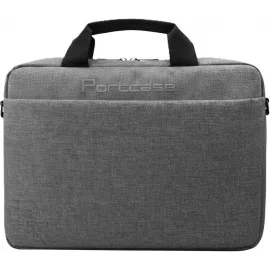 Сумка для ноутбука 14" Portcase KCB-164 серый полиэстер (KCB-164 GREY)