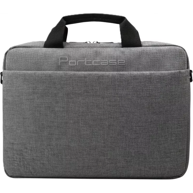 Сумка для ноутбука 14" Portcase KCB-1614 серый нейлон/полиэстер (KCB-1614 GREY)