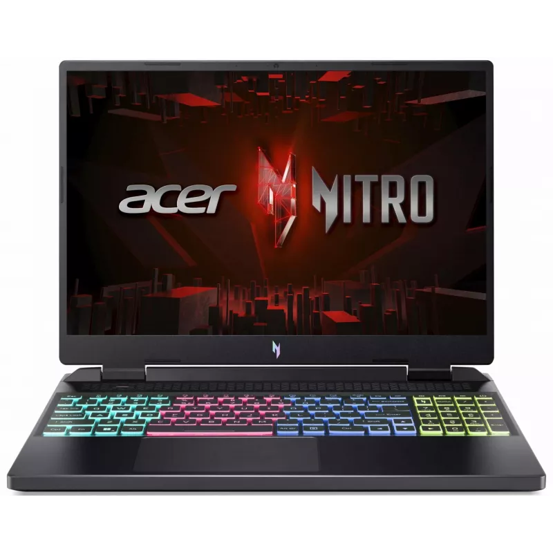 Ноутбук Acer Nitro 16 AN16-41-R5H9 Ryzen 5 7640HS 16Gb SSD1Tb NVIDIA GeForce RTX4050 6Gb 16" IPS WUXGA (1920x1200) noOS black WiFi BT Cam (NH.QLKCD.002)