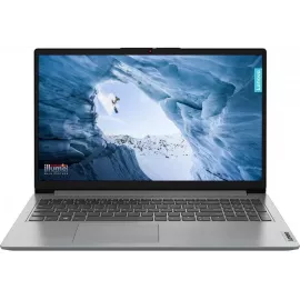 Ноутбук Lenovo IdeaPad 1 15IAU7 Core i3 1215U 8Gb SSD256Gb Intel UHD Graphics 15.6" TN FHD (1920x1080) noOS grey WiFi BT Cam (82QD00DMUE)