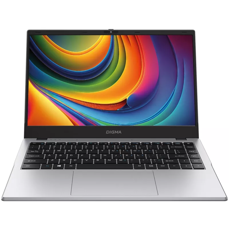 Ноутбук Digma EVE C4801 N100 8Gb SSD256Gb Intel UHD Graphics 14" IPS FHD (1920x1080) Windows 11 Professional silver WiFi BT Cam 5900mAh (DN14N1-8CXW01)