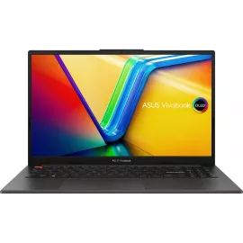 Ноутбук Asus Vivobook S 15 OLED K5504VA-MA400 Core i7 13700H 16Gb SSD1Tb Intel Iris Xe graphics 15.6" OLED 2.8K (2880x1620) noOS black WiFi BT Cam (90NB0ZK2-M00P50)