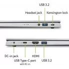 Ноутбук Acer Extensa 15 EX215-34-33AF Core i3 N305 16Gb SSD512Gb Intel UHD Graphics 15.6" TN FHD (1920x1080) noOS silver WiFi BT Cam (NX.EHTCD.008)